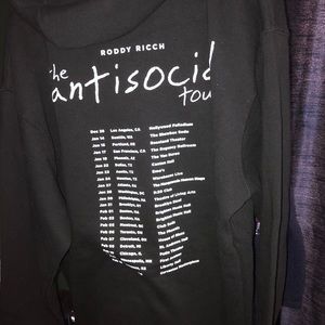 Roddy Rich tour hoodie